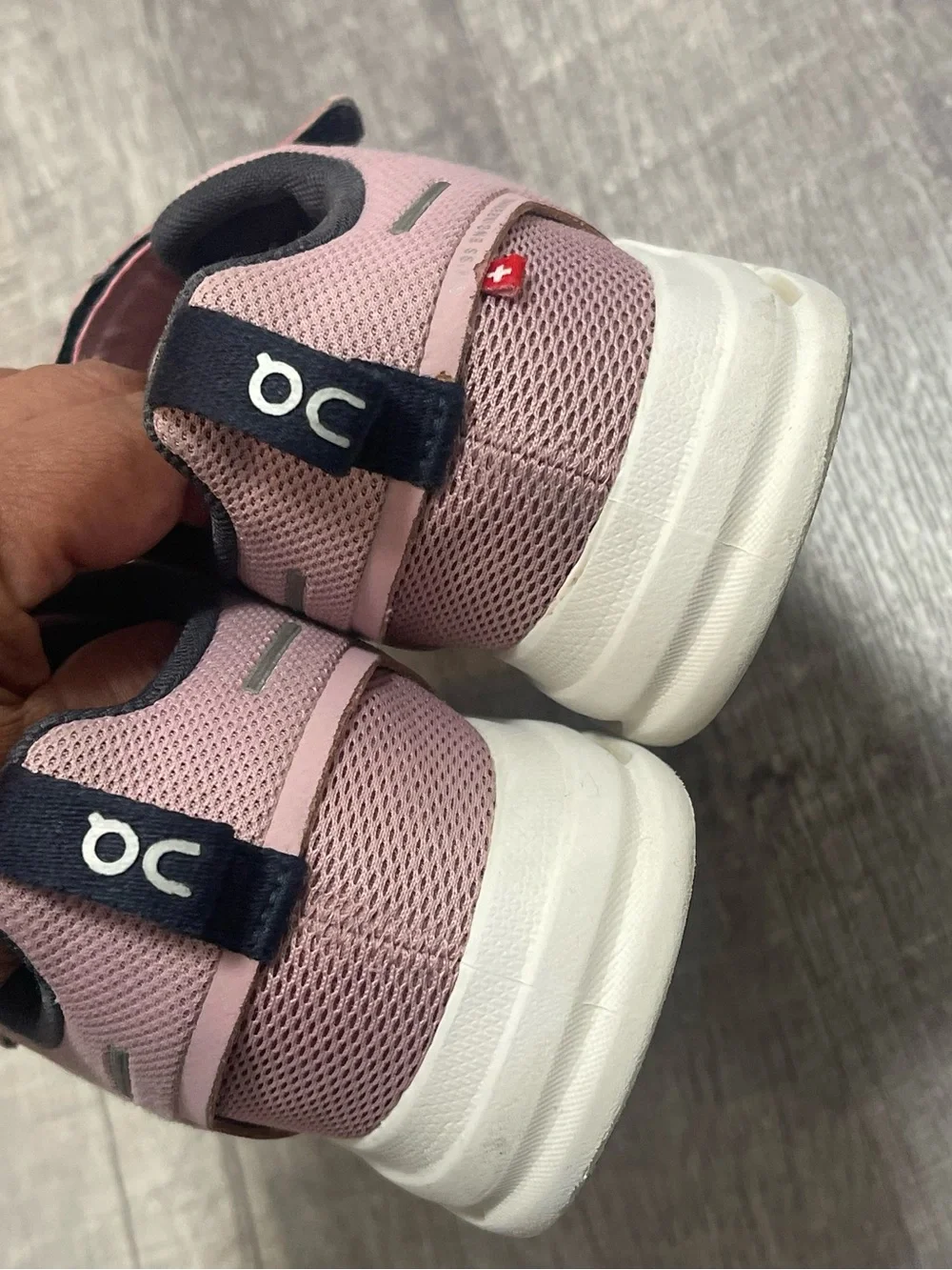 On Running Kids Pink Velcro Athletic Sneakers